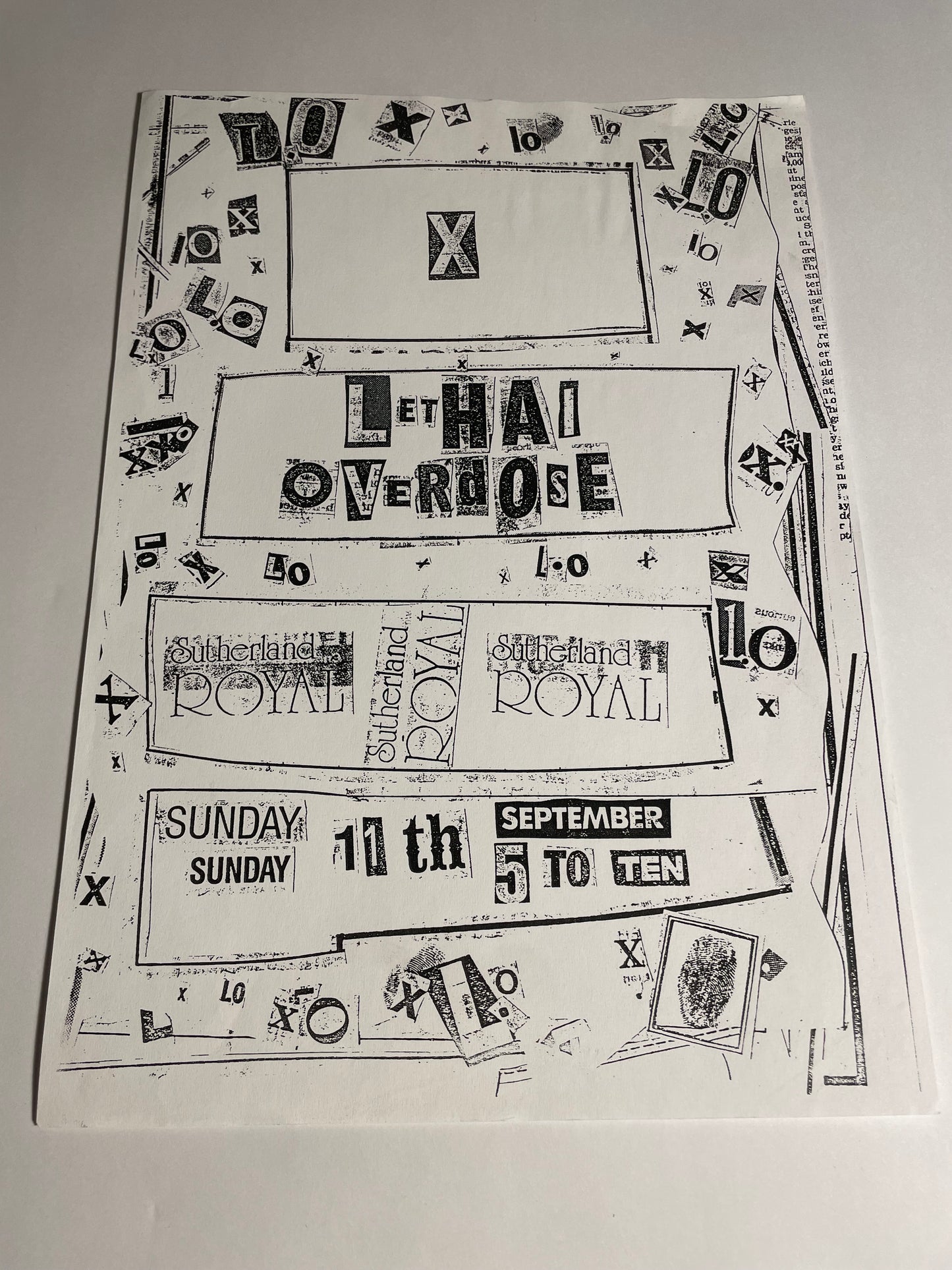 MEAT PUPPETS HARD ONS FLIER