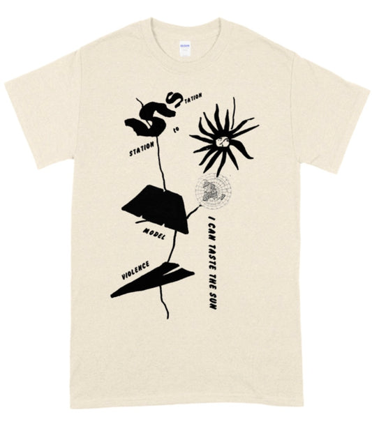STATION MODEL VIOLENCE - STATION TO STATION MODEL VIOLENCE SHIRT (NATURAL)