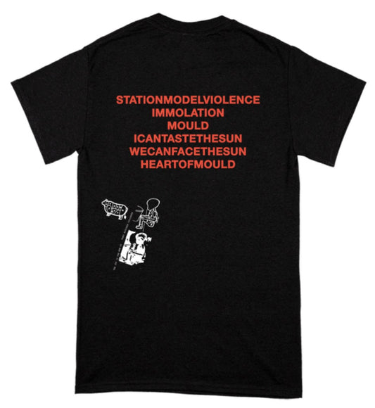 STATION MODEL VIOLENCE - STATION TO STATION MODEL VIOLENCE SHIRT (BLACK)