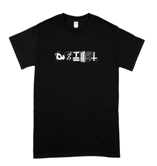 DISTORT - LOGO SHIRT (BLACK)