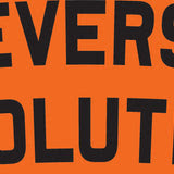 Distort - Reverse Evolution Shirt (Black on Hi Vis Orange)