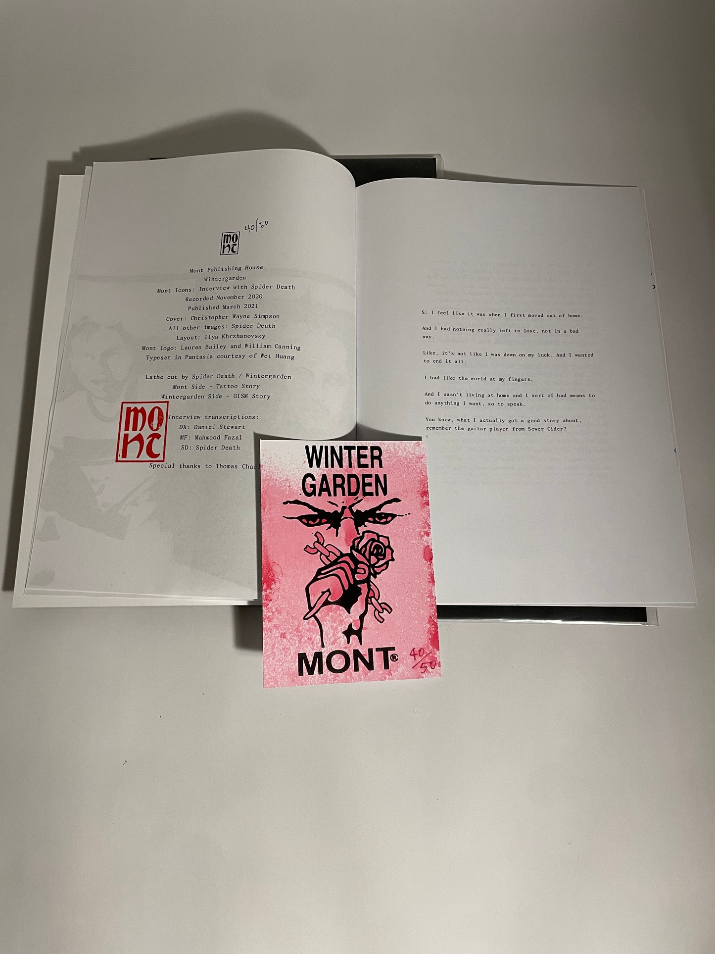 Winter Garden / Mont - w/ spoken 7”