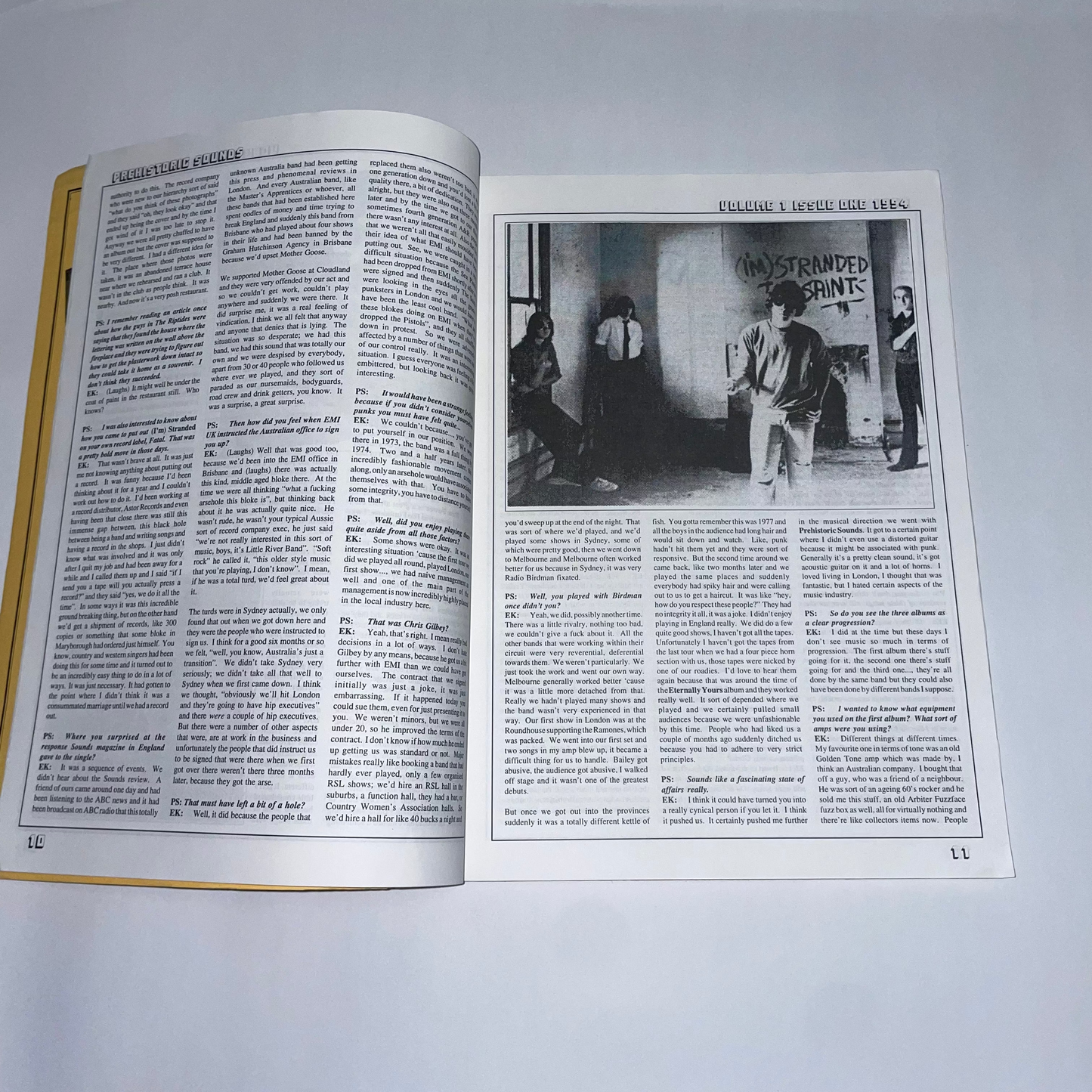 PREHISTORIC SOUNDS - VOL. 1 ISSUE. 1