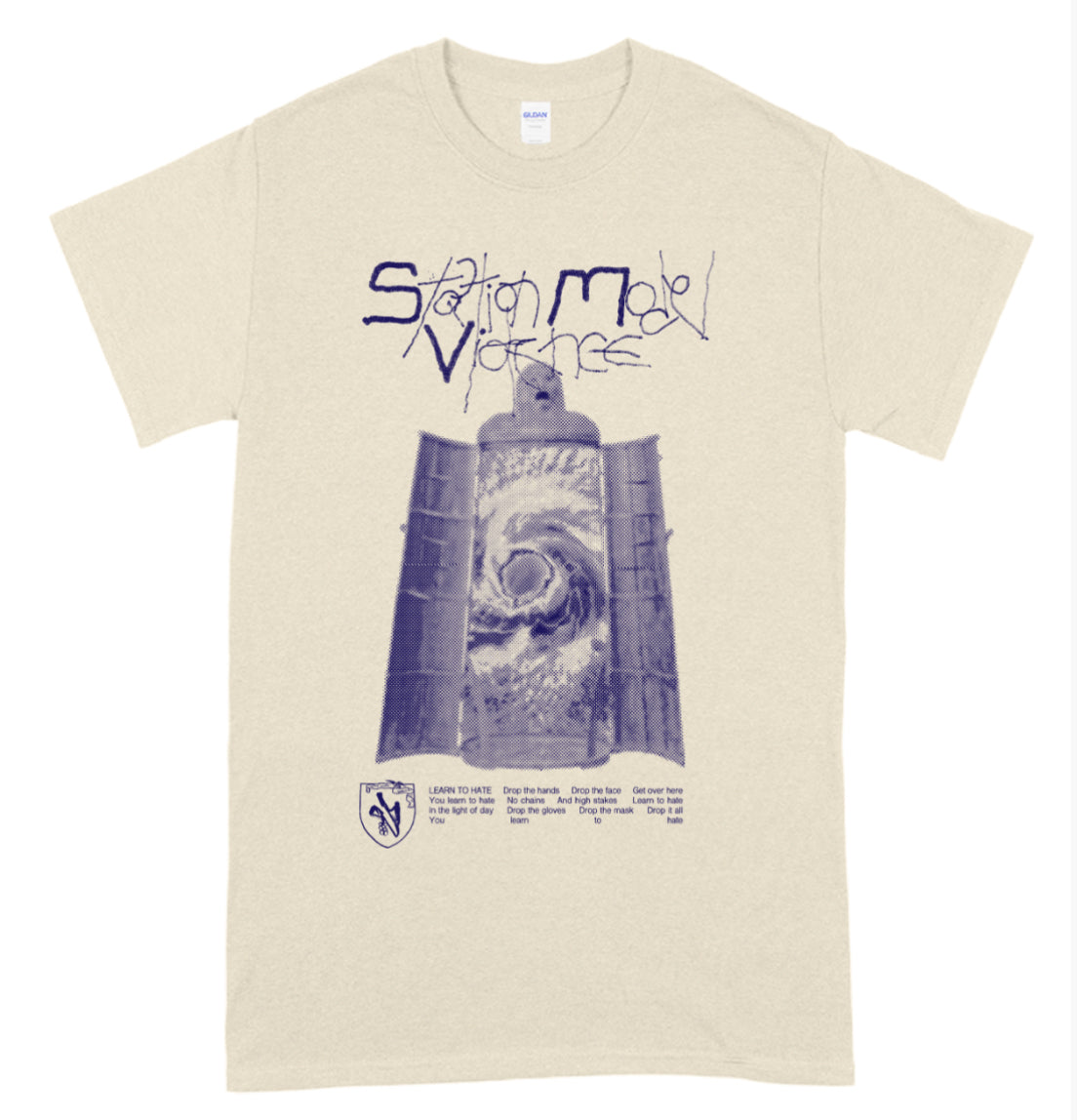 Station Model Violence - Learn2Hate Shirt (Natural)
