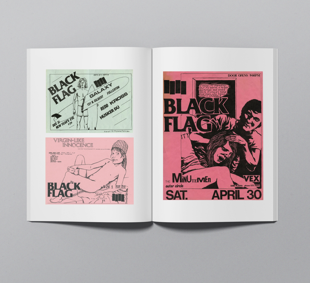 BLACK FLAG Pettibon Flyer Book