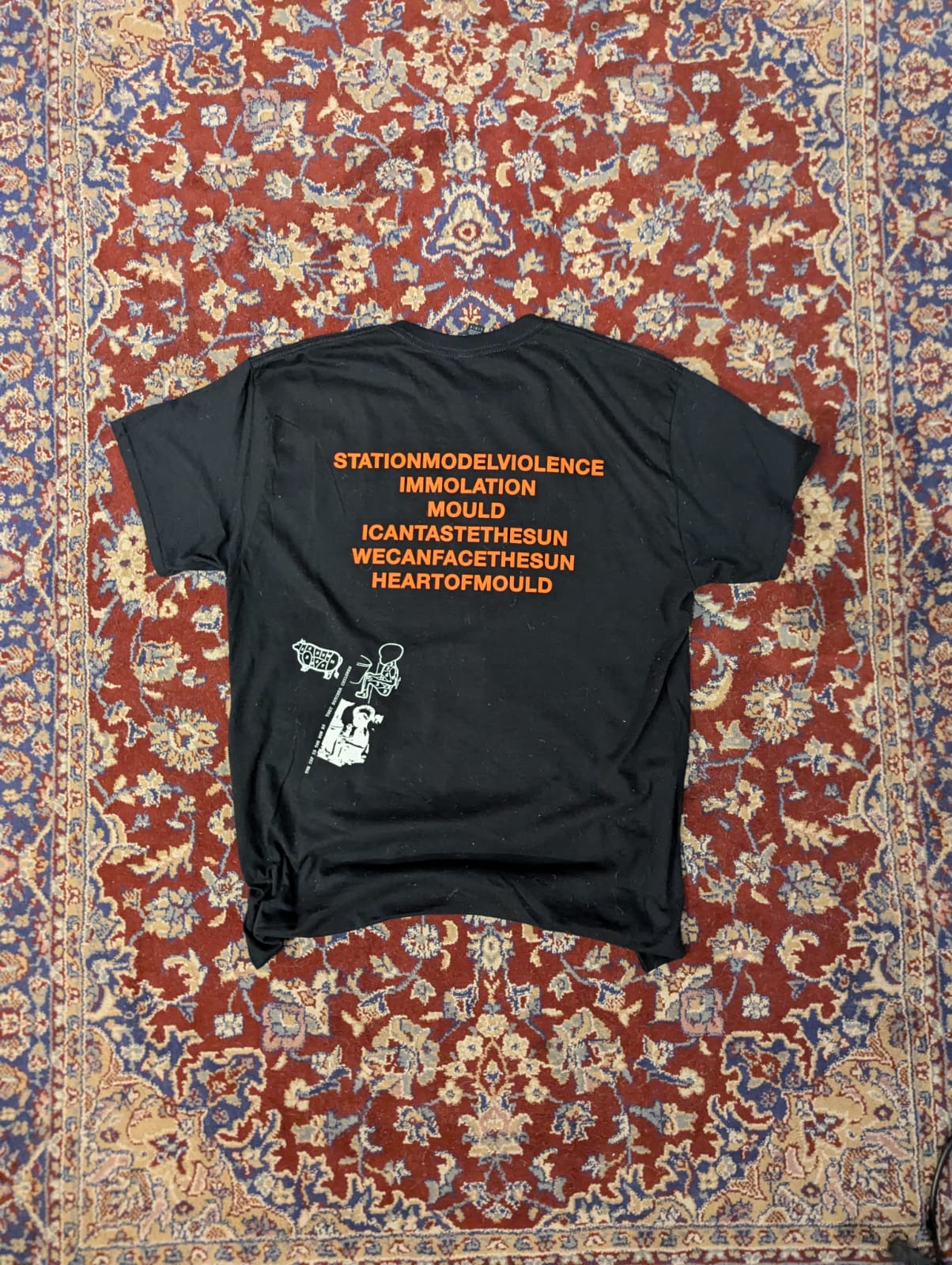 STATION MODEL VIOLENCE - STATION TO STATION MODEL VIOLENCE SHIRT (BLACK)