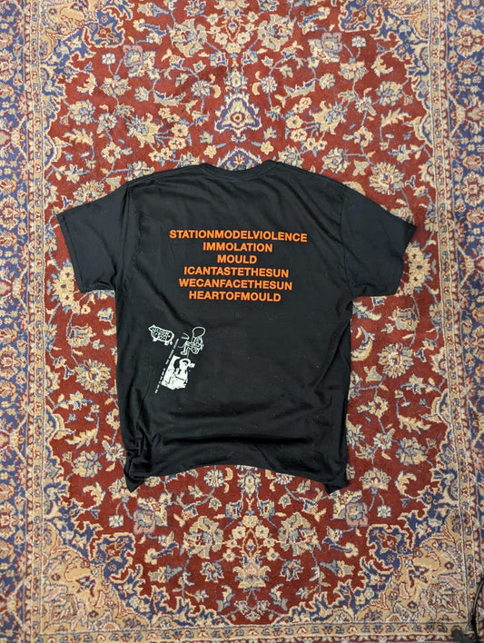 STATION MODEL VIOLENCE - STATION TO STATION MODEL VIOLENCE SHIRT (BLACK)