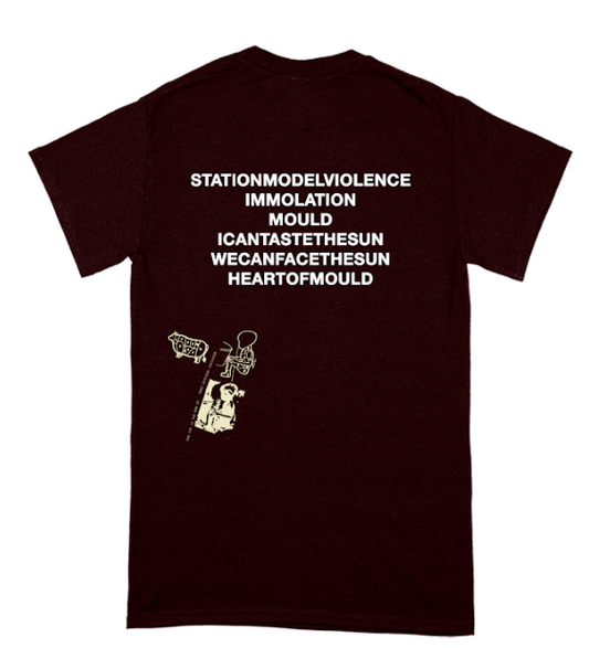 STATION MODEL VIOLENCE - STATION TO STATION MODEL VIOLENCE SHIRT (BROWN)