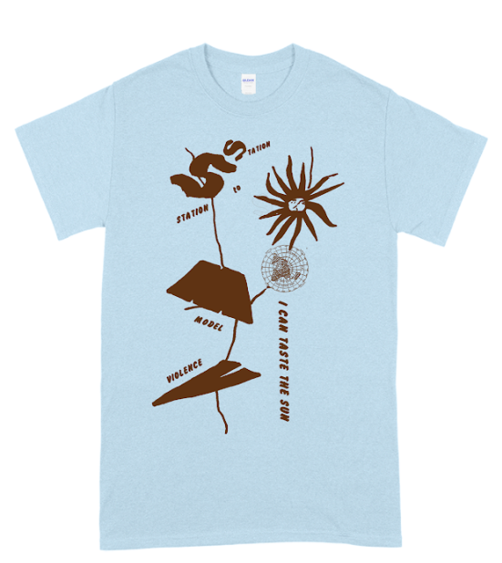 STATION MODEL VIOLENCE - STATION TO STATION MODEL VIOLENCE SHIRT (BLUE)
