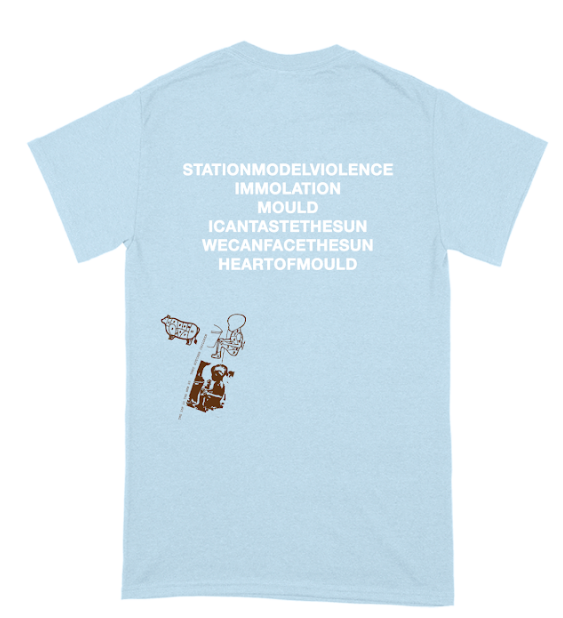 STATION MODEL VIOLENCE - STATION TO STATION MODEL VIOLENCE SHIRT (BLUE)